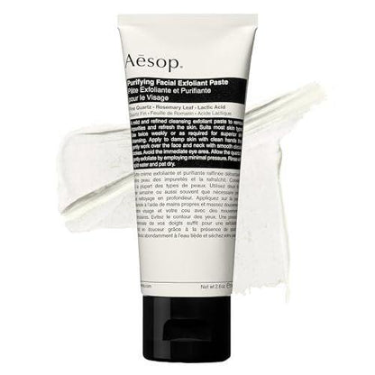 Aesop Reinigende Peelingpaste – Erfrischende, reinigende und weichmachende Gesichtspflege mit feinem Quarz, Rosmarinblatt und Milchsäure – 75 ml