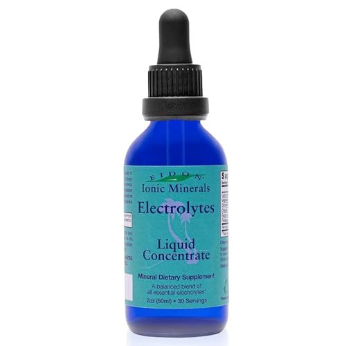 Eidon Flüssige Elektrolyte – Ionic Mineral Supplement, Zuckerfrei & Ungesüßt, für ausgeglichenen Elektrolythaushalt, 60 ml
