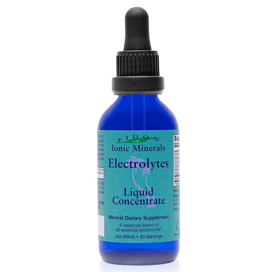 Eidon Flüssige Elektrolyte – Ionic Mineral Supplement, Zuckerfrei & Ungesüßt, für ausgeglichenen Elektrolythaushalt, 60 ml