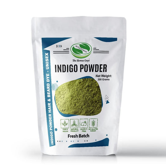 200g Indigo Pulver für Haarfärbung – The Henna Guys