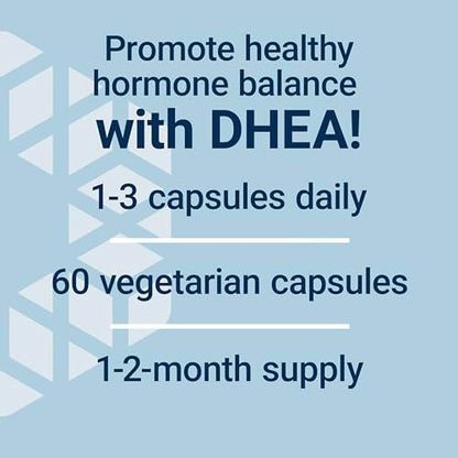 Life Extension DHEA 100 mg – 60 vegane Kapseln für hormonelles Gleichgewicht und Vitalität