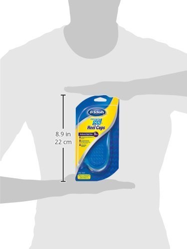 Dr. Scholl's Massage-Gel Fersenpolster – Stoßdämpfung den ganzen Tag & Linderung von Fersenschmerzen (Eine Größe)