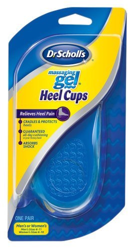 Dr. Scholl's Massage-Gel Fersenpolster – Stoßdämpfung den ganzen Tag & Linderung von Fersenschmerzen (Eine Größe)