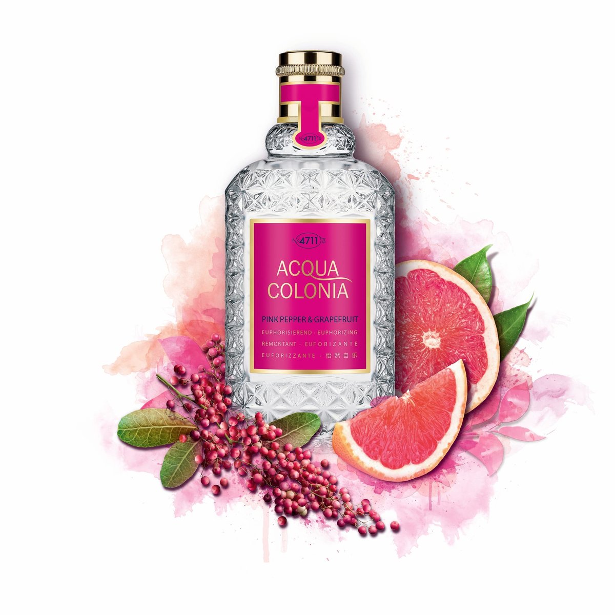 4711 Acqua Colonia Pink Pepper & Grapefruit – Eau de Cologne für Unisex, 50 ml