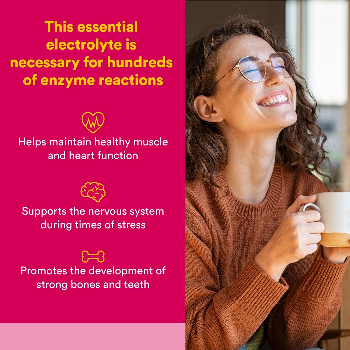 Natural Factors Magnesiumcitrat 150 mg – 180 Kapseln für Muskel- und Herzgesundheit