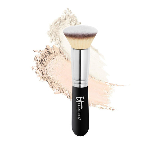 IT Cosmetics Heavenly Luxe Flat Top Buffing Foundation Pinsel #6 – Pinsel für flüssiges Make-up und Foundation-Puder mit preisgekrönten Heavenly Luxe Haaren