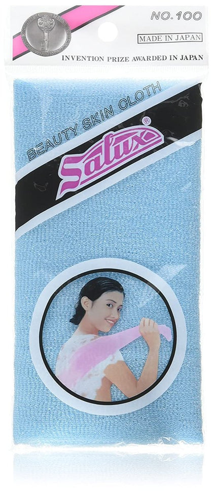 Salux Nylon Japanisches Beauty-Badetuch (3er-Pack) Blau