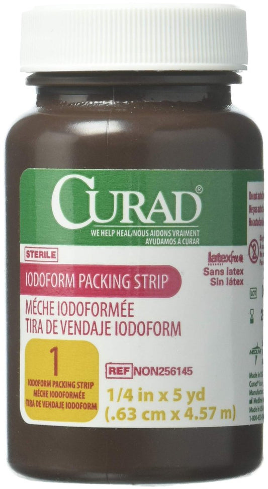Medline Jodoform-Gazestreifen zur Wundfüllung, 1 Packung