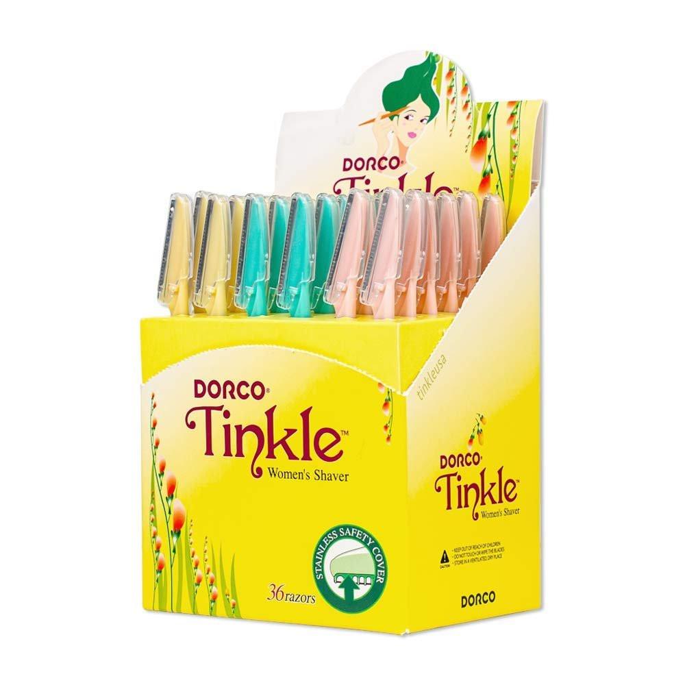 Tinkle Damenrasierer, 36er-Pack | Dermaplaning-Rasiermesser | Hautpflege-Partygeschenke, Beauty-Weihnachtsfüller