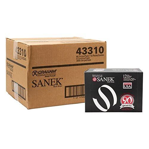 GRAHAM SANEK Salon Barber Friseur Nackenstreifen (12 Packungen à 60) SD-43310 (4er Pack)
