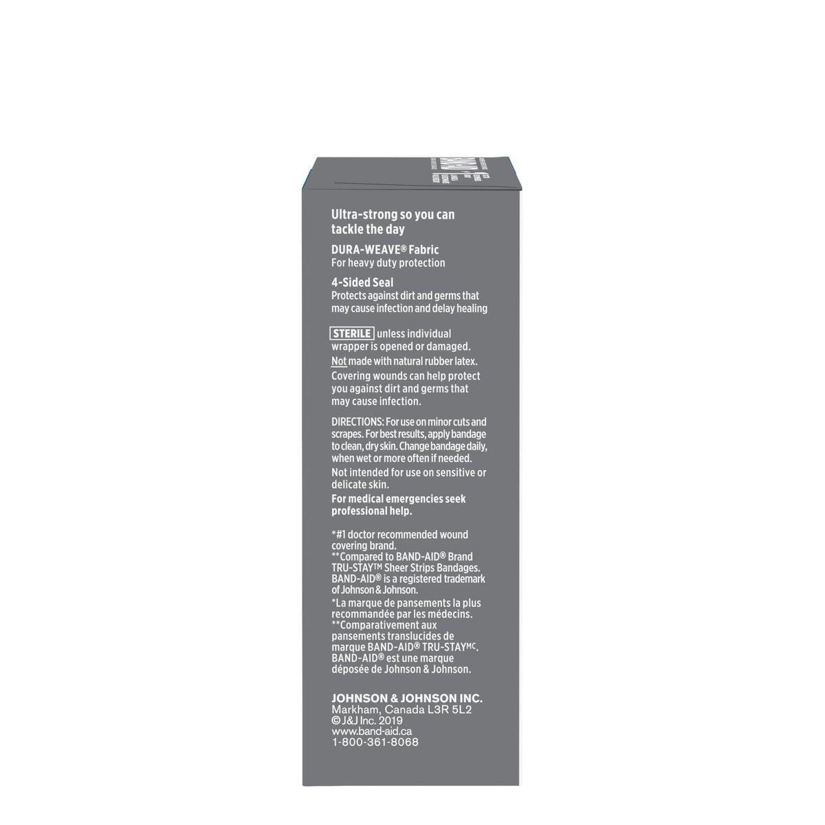 Band-Aid Tough Strips Pflaster – Starke Haftung für kleine Schnitte & Schrammen, Einheitsgröße, 20 Stück
