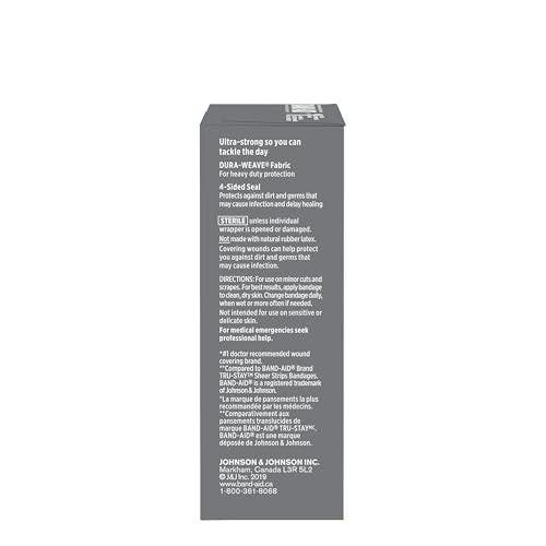 Band-Aid Tough Strips Pflaster – Starke Haftung für kleine Schnitte & Schrammen, Einheitsgröße, 20 Stück
