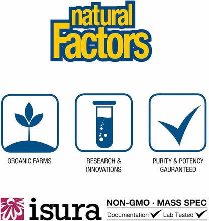 Lungen-, Bronchial- & Sinus-Gesundheit von Natural Factors – Natürliche Unterstützung für Atemwege und leichte Atmung, 45 Tabletten (45 Portionen)