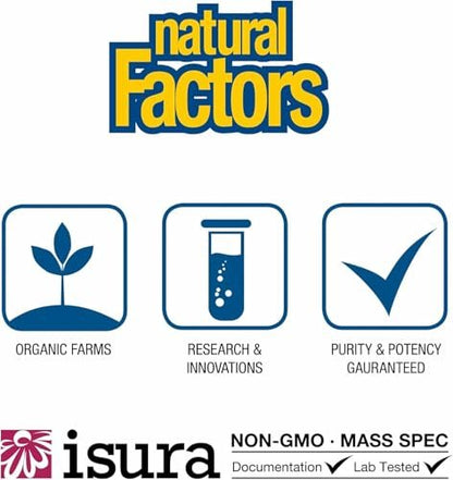 Lungen-, Bronchial- & Sinus-Gesundheit von Natural Factors – Natürliche Unterstützung für Atemwege und leichte Atmung, 45 Tabletten (45 Portionen)