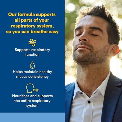 Lungen-, Bronchial- & Sinus-Gesundheit von Natural Factors – Natürliche Unterstützung für Atemwege und leichte Atmung, 45 Tabletten (45 Portionen)