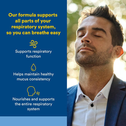 Lungen-, Bronchial- & Sinus-Gesundheit von Natural Factors – Natürliche Unterstützung für Atemwege und leichte Atmung, 45 Tabletten (45 Portionen)