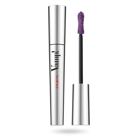 Pupa Milano Vamp! Mascara - Volumen-Wunder für dichte, volle Wimpern - 400 Amethyst-Violett - 0,32 Unzen