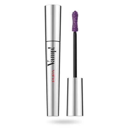 Pupa Milano Vamp! Mascara - Volumen-Wunder für dichte, volle Wimpern - 400 Amethyst-Violett - 0,32 Unzen