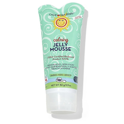 California Baby Beruhigendes Haargel für Kinder | 100% pflanzliches Haargel | Mittlerer Halt | Lavendelduft | Hypoallergen | 82 g / 2,9 oz.
