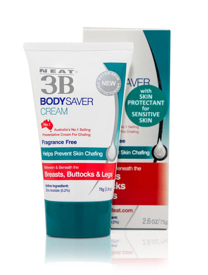 NEAT 3B Body Saver Anti-Chafe & Schweißausschlag Creme – 2,6 Fl Oz