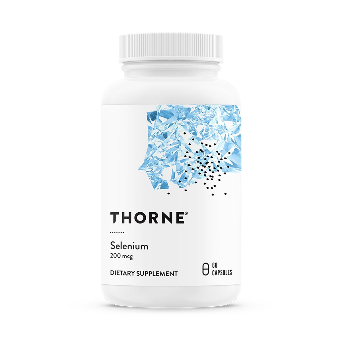 THORNE Selen – 200 mcg Selen Kapseln für Antioxidantien-Unterstützung – Unterstützt Schilddrüsengesundheit, Immunfunktion & gesundes Altern – Drittanbieter-zertifiziert – Gluten-, Milch- & Sojafrei – 60 Kapseln