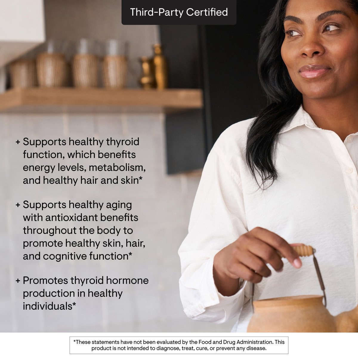 THORNE Selen – 200 mcg Selen Kapseln für Antioxidantien-Unterstützung – Unterstützt Schilddrüsengesundheit, Immunfunktion & gesundes Altern – Drittanbieter-zertifiziert – Gluten-, Milch- & Sojafrei – 60 Kapseln