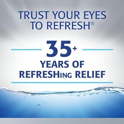 Refresh Optive Advanced Befeuchtende Augentropfen für trockene Augen, konservierungsmittelfrei, 0,01 Fl Oz Einzeldosisbehälter, 30 Stück