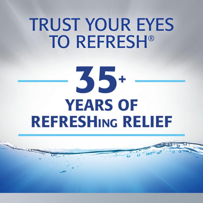 Refresh Optive Advanced Befeuchtende Augentropfen für trockene Augen, konservierungsmittelfrei, 0,01 Fl Oz Einzeldosisbehälter, 30 Stück