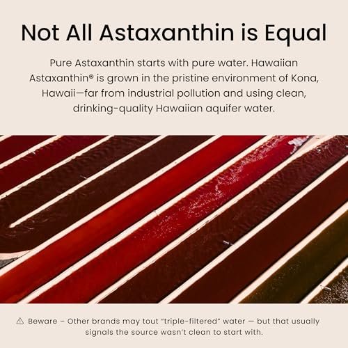 Nutrex Hawaii BioAstin Hawaiian Astaxanthin - 12mg Hochpotenz, 25 Weichkapseln - Antioxidans für Haut & Immunsystem - Premium Mikroalgen aus Kona, Hawaii - Non-GMO & Glutenfrei