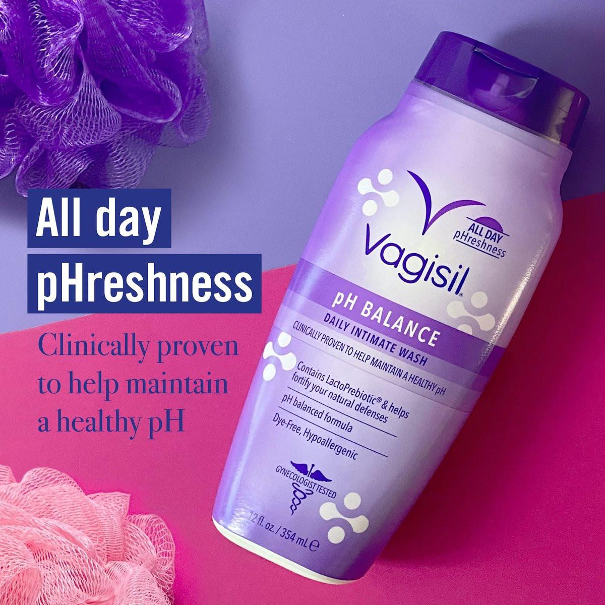 Vagisil Intimwaschgel für die Intimhygiene, pH-Balance, gynäkologisch getestet, hypoallergen, 355 ml (1er-Pack)