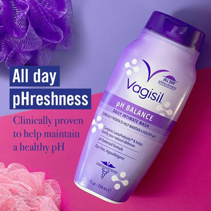 Vagisil Intimwaschgel für die Intimhygiene, pH-Balance, gynäkologisch getestet, hypoallergen, 355 ml (1er-Pack)