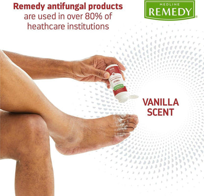 Medline Remedy Phytoplex Antimykotikum Puder mit Miconazolnitrat, leicht parfümiert, 85 g Flasche