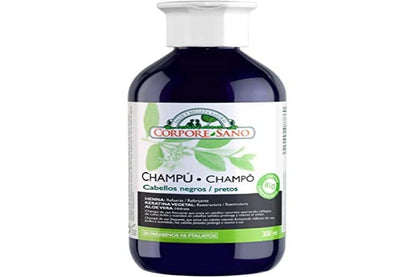Corpore Sano Champú Henna Palo Campeche 300 ml – Natürliche Haarpflege für kräftiges Haar