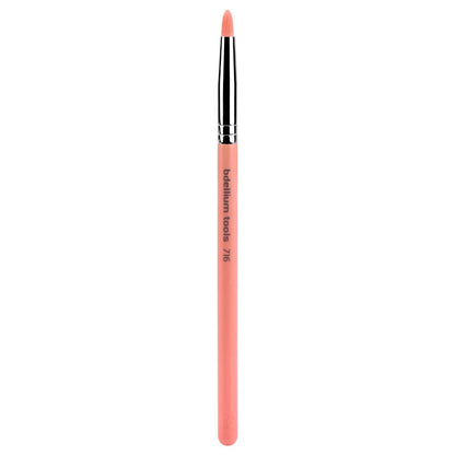 Bdellium Tools Professioneller Make-up-Pinsel – Pink Bambu Serie 716 Smoky Eyeliner – mit weichen Synthetikfasern, für dicke Lidstriche (Pink, 1 Stück)