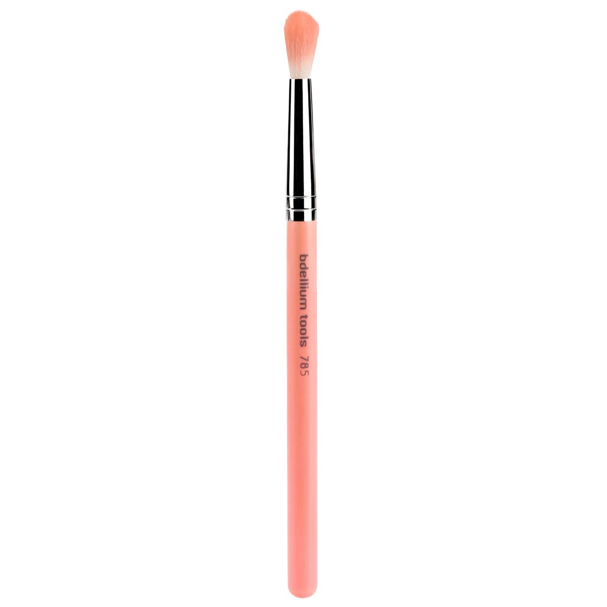 Bdellium Tools Professioneller Make-up-Pinsel – Pink Bambu Serie 785 Verjüngender Mischpinsel – Mit weichen Synthetikfasern zum Auftragen von Lidschatten (Pink, 1 Stück)