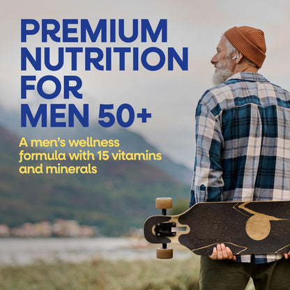 Nature's Way Alive! Männer 50 Plus Premium Gummy Multivitamin – Unterstützt Herz, Gehirn und Muskelfunktion mit hochwirksamen B-Vitaminen, Vitamin A, C, D3 & Selen, fruchtig, 75 Gummis
