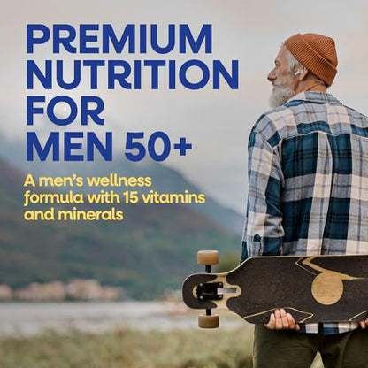 Nature's Way Alive! Männer 50 Plus Premium Gummy Multivitamin – Unterstützt Herz, Gehirn und Muskelfunktion mit hochwirksamen B-Vitaminen, Vitamin A, C, D3 & Selen, fruchtig, 75 Gummis