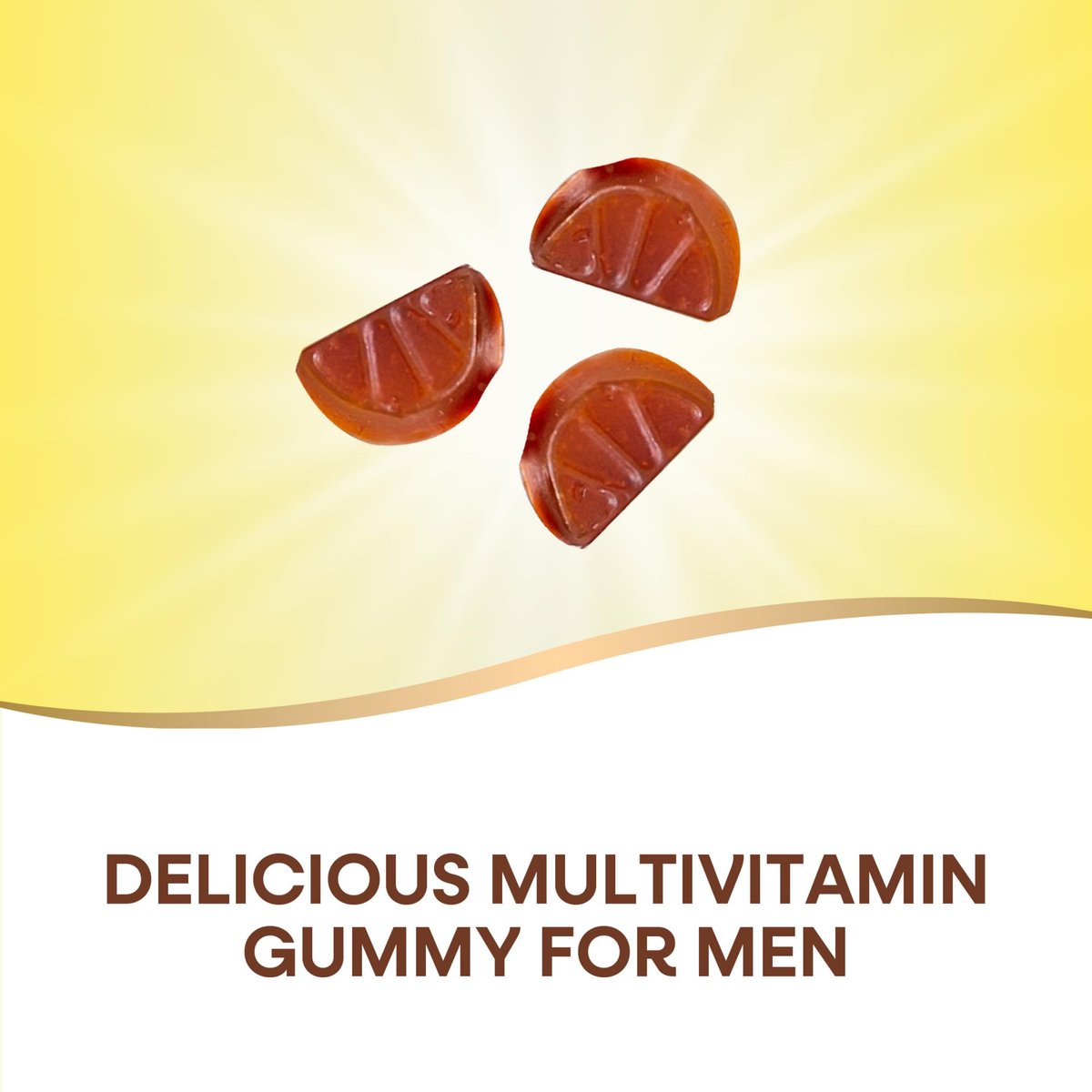 Nature's Way Alive! Men's Gummie-Multivitamin – Unterstützt Herzgesundheit und Muskelfunktion mit vollem B-Vitamin-Komplex, 75 Gummibärchen (Orange, Traube, Kirsche)