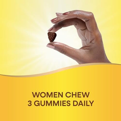 Nature's Way Alive! Women's 50+ Premium Gummy Multivitamin – Unterstützt Herz, Gehirn & Knochen*, B-Vitamine, vegetarisch, Trauben- und Kirschgeschmack, 75 Gummis