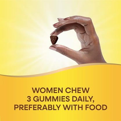 Nature's Way Alive! Premium Frauen Multivitamin Gummis – Unterstützt den Energiestoffwechsel* und die Muskelfunktion* mit B-Vitaminen, Geschmacksrichtungen Traube, Kirsche & Blaubeere-Acai, 75 Gummis (Verpackung kann variieren)