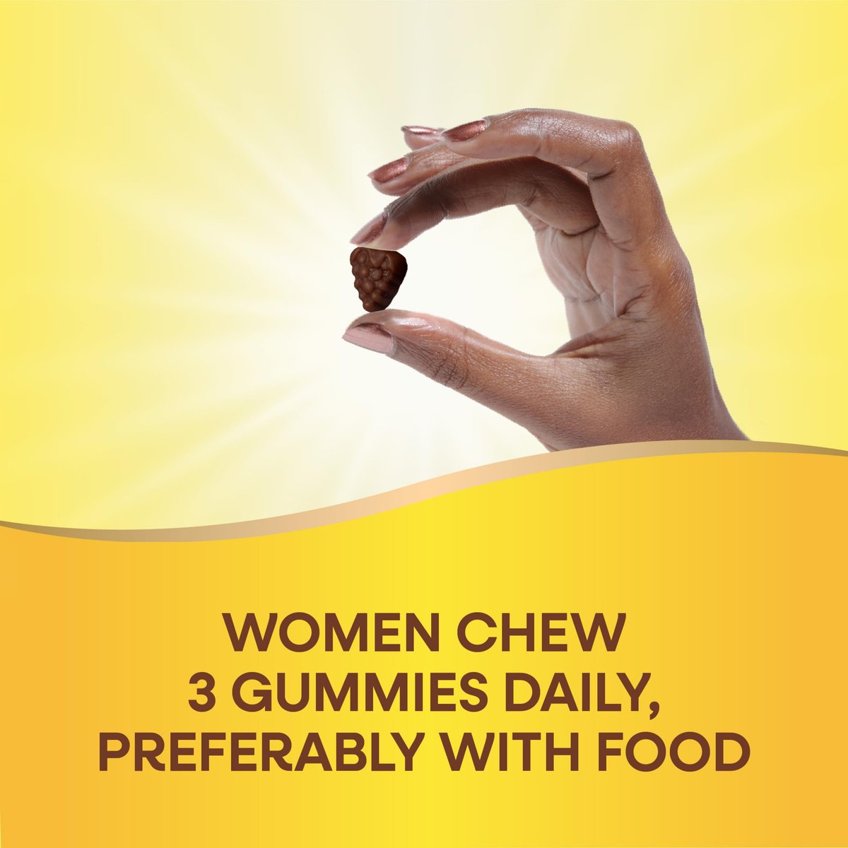 Nature's Way Alive! Premium Frauen Multivitamin Gummis – Unterstützt den Energiestoffwechsel* und die Muskelfunktion* mit B-Vitaminen, Geschmacksrichtungen Traube, Kirsche & Blaubeere-Acai, 75 Gummis (Verpackung kann variieren)