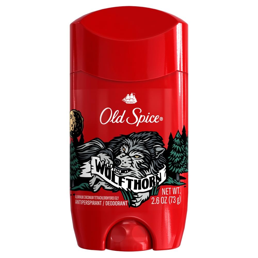 Old Spice Wild Collection Invisible Solid Antiperspirant Deodorant, Wolfthorn, 2,6 Unzen (Pack mit 2)