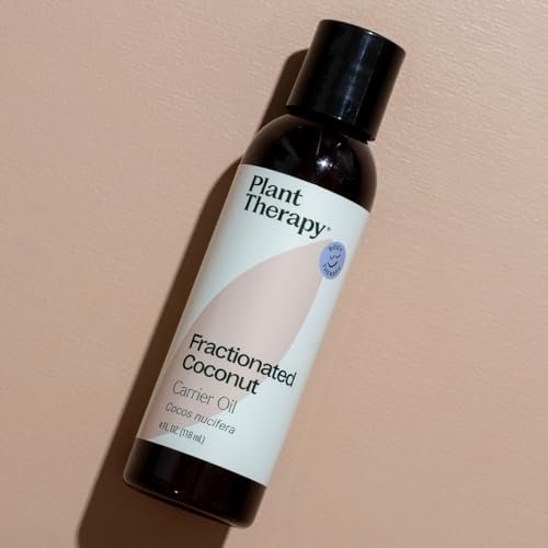 Plant Therapy Fraktioniertes Kokosöl für Haut, Haare, Körper, Verdünnung ätherischer Öle, 100% reiner, natürlicher Feuchtigkeitsspender, Massage- & Aromatherapie-Trägeröl, 118 ml