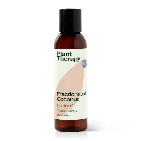 Plant Therapy Fraktioniertes Kokosöl für Haut, Haare, Körper, Verdünnung ätherischer Öle, 100% reiner, natürlicher Feuchtigkeitsspender, Massage- & Aromatherapie-Trägeröl, 118 ml