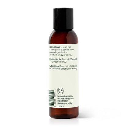 Plant Therapy Fraktioniertes Kokosöl für Haut, Haare, Körper, Verdünnung ätherischer Öle, 100% reiner, natürlicher Feuchtigkeitsspender, Massage- & Aromatherapie-Trägeröl, 118 ml