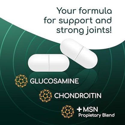 X Ray High Potency Gelenk Gesundheitsergänzung mit Glucosamin 1500mg, Chondroitin 300mg, MSM 120mg – Unterstützt gesunde Gelenke, Knochen & Knorpel – 50 Kapseln
