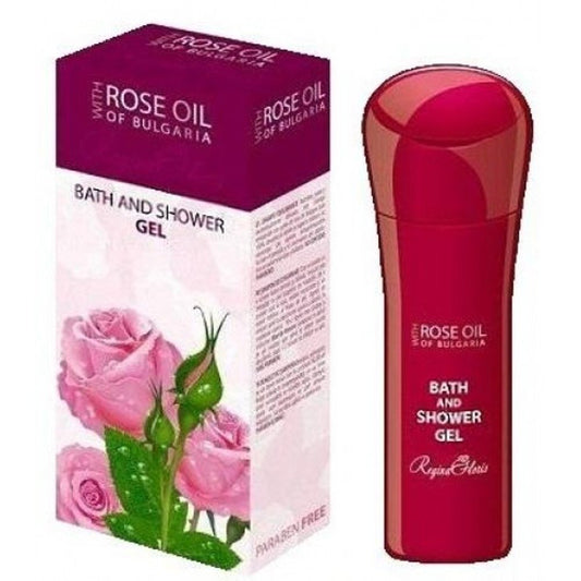 Regina Floris Dusch- und Badegel mit 100 % reinem bulgarischem Rosenöl 230ml
