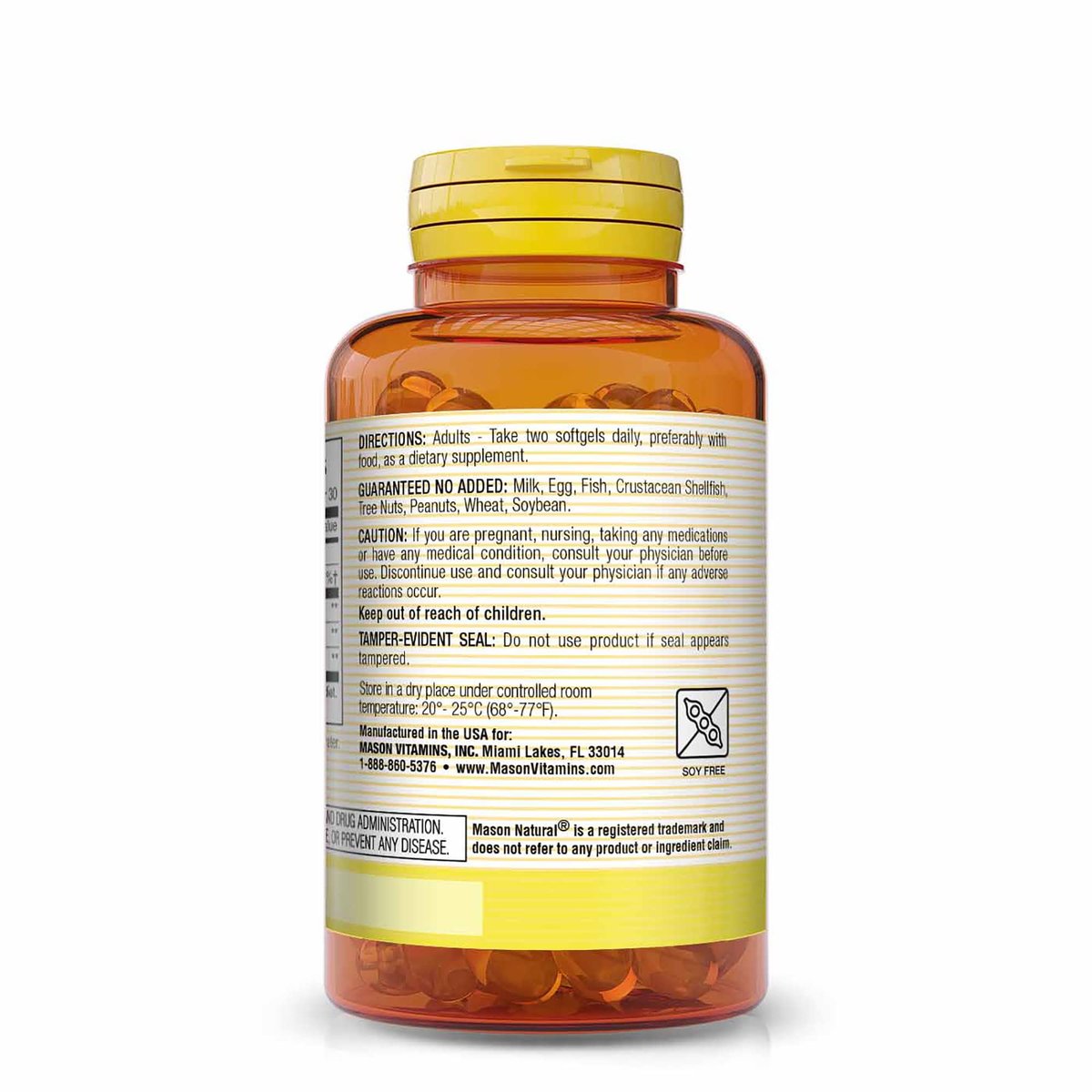 MASON NATURAL Nachtkerzenöl 1000 mg – Hormonbalance & Hautunterstützung für Frauen, reich an Omega-6 GLA & LA, PMS & Wechseljahre Ergänzung, 60 Softgels