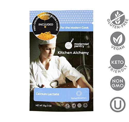 Reines Calciumlactat ⊘ Non-GMO Vegan OU Kosher zertifiziert - 50g/2oz
