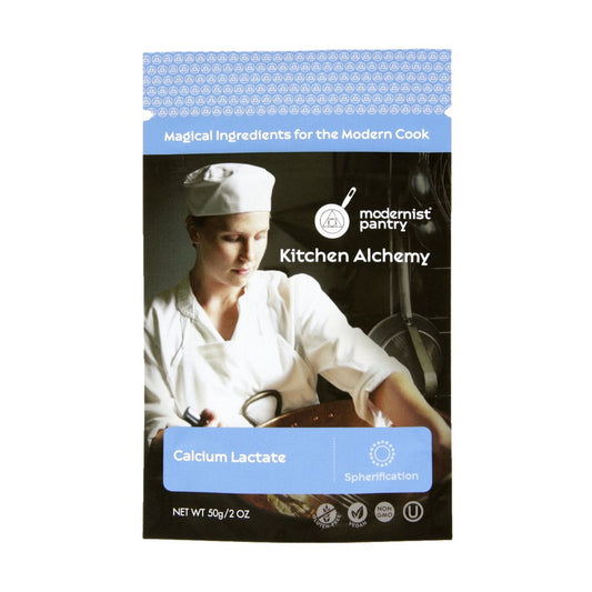 Reines Calciumlactat ⊘ Non-GMO Vegan OU Kosher zertifiziert - 50g/2oz